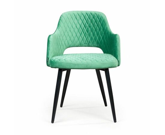 Стул с подлокотниками William,бархат нефритовый, изображение 4 | Интернет магазин мебели и декора LifeDekor