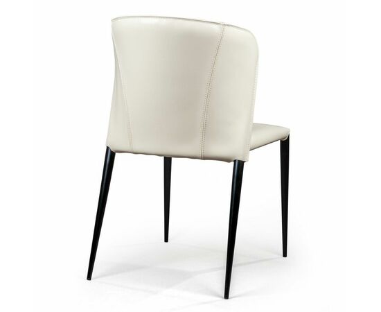 Стул Albert, кожа бежевый, изображение 7 | Интернет магазин мебели и декора LifeDekor