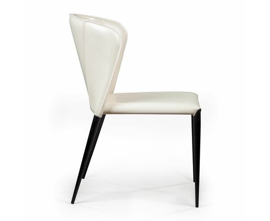 Стул Albert, кожа бежевый, изображение 4 | Интернет магазин мебели и декора LifeDekor