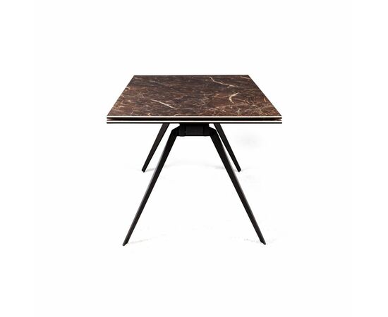 Стол раскладной Grant (160+80), мрамор испанская керамика черный, изображение 4 | Интернет магазин мебели и декора LifeDekor