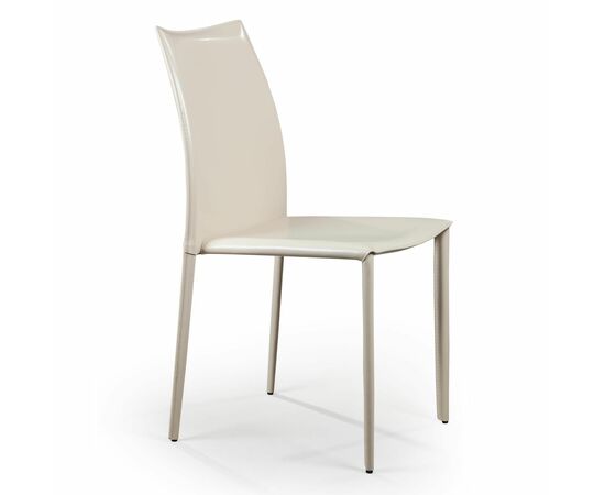 Стул Rolf, кожа бежевый, изображение 2 | Интернет магазин мебели и декора LifeDekor