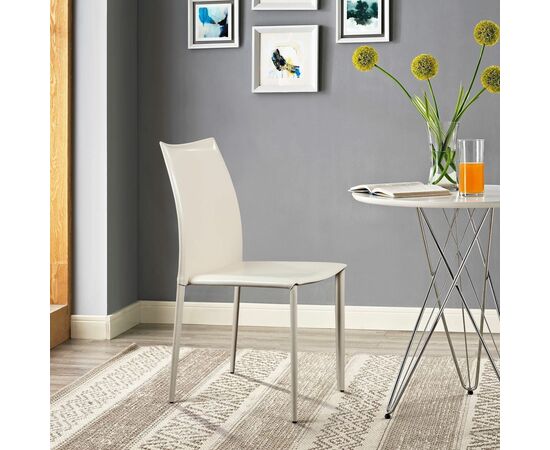 Стул Rolf, кожа бежевый | Интернет магазин мебели и декора LifeDekor