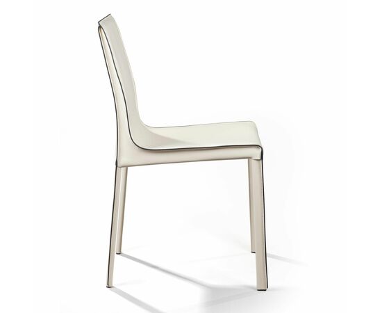 Стул Barrie, кожа бежевый, изображение 4 | Интернет магазин мебели и декора LifeDekor