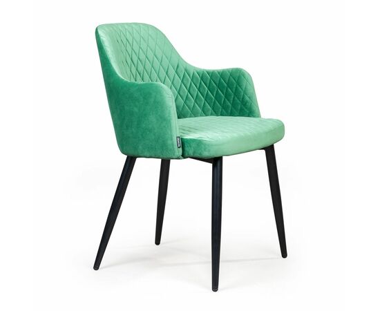 Стул с подлокотниками William,бархат нефритовый, изображение 5 | Интернет магазин мебели и декора LifeDekor