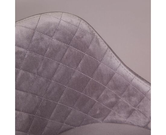 Стул полубарный Douglas, бархат серый, изображение 7 | Интернет магазин мебели и декора LifeDekor