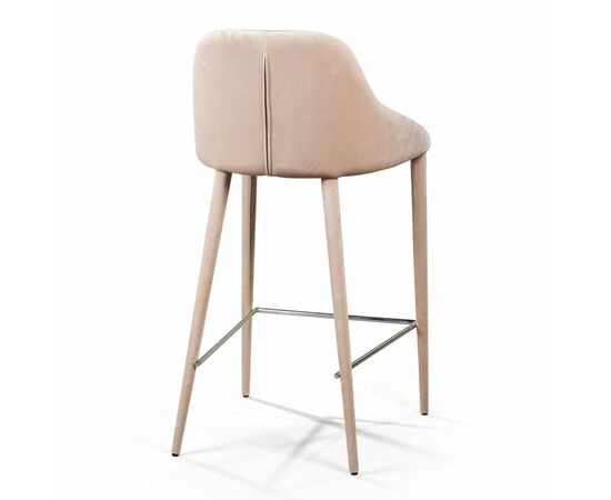 Стул полубарный Douglas, бархат бежевый, изображение 6 | Интернет магазин мебели и декора LifeDekor