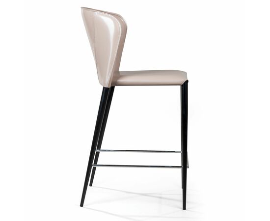 Стул полубарный Albert, кожа капучино, изображение 4 | Интернет магазин мебели и декора LifeDekor