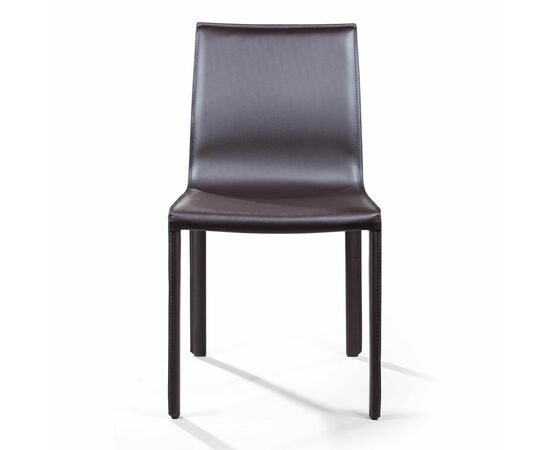 Стул Barrie, кожа коричневый, изображение 3 | Интернет магазин мебели и декора LifeDekor