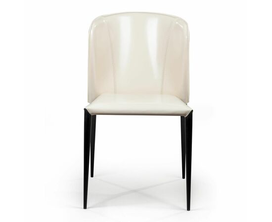 Стул Albert, кожа бежевый, изображение 3 | Интернет магазин мебели и декора LifeDekor