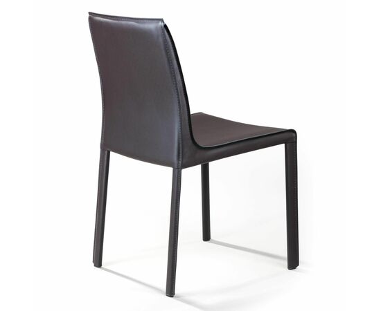 Стул Barrie, кожа коричневый, изображение 6 | Интернет магазин мебели и декора LifeDekor
