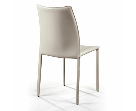 Стул Rolf, кожа бежевый, изображение 6 | Интернет магазин мебели и декора LifeDekor