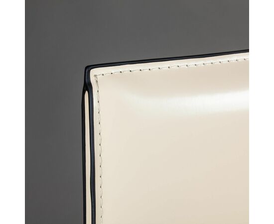 Стул с подлокотниками Barrie, кожа бежевый, изображение 8 | Интернет магазин мебели и декора LifeDekor