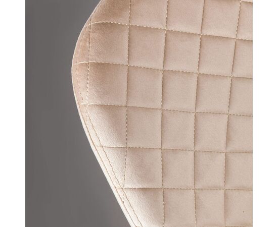 Стул полубарный Douglas, бархат бежевый, изображение 8 | Интернет магазин мебели и декора LifeDekor