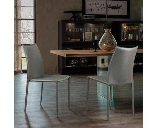 Стул Rolf, кожа тауп | Интернет магазин мебели и декора LifeDekor