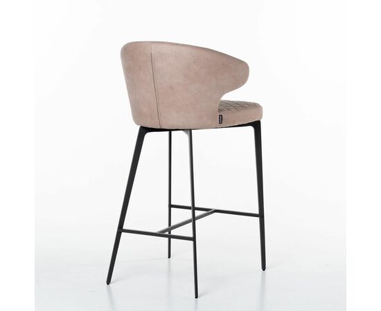 Стул полубарный Richard, замша бежевый, изображение 6 | Интернет магазин мебели и декора LifeDekor