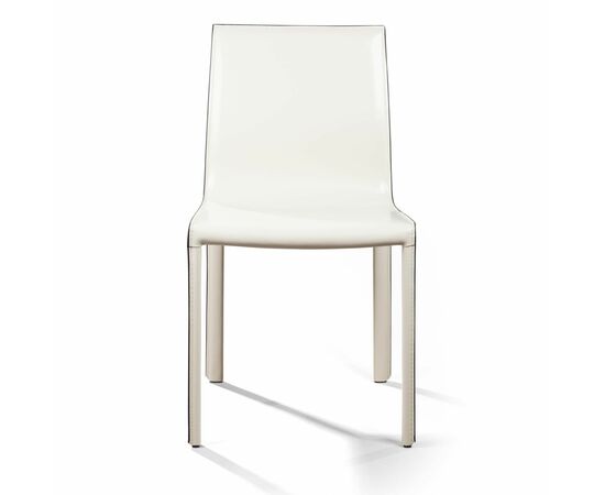 Стул Barrie, кожа бежевый, изображение 3 | Интернет магазин мебели и декора LifeDekor