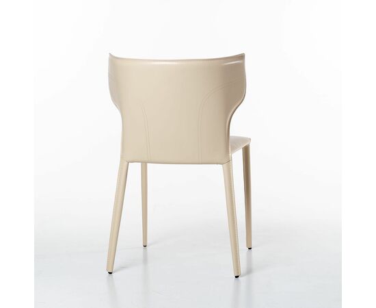 Стул Austin, кожа бежевый, изображение 8 | Интернет магазин мебели и декора LifeDekor