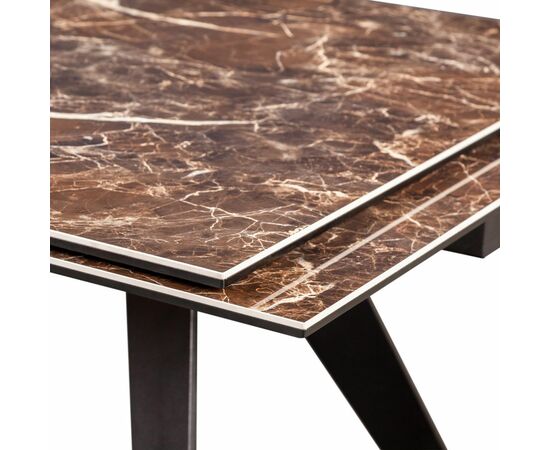 Стол раскладной Grant (160+80), мрамор испанская керамика черный, изображение 6 | Интернет магазин мебели и декора LifeDekor