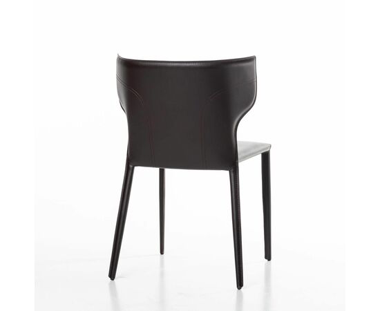 Стул Austin, кожа коричневый, изображение 7 | Интернет магазин мебели и декора LifeDekor