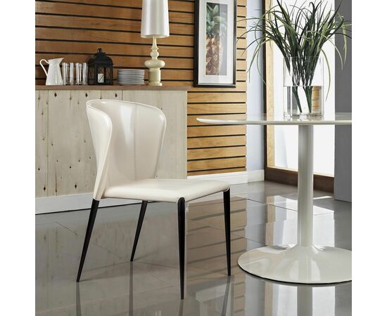 Стул Albert, кожа бежевый, изображение 2 | Интернет магазин мебели и декора LifeDekor