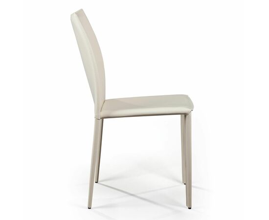 Стул Rolf, кожа бежевый, изображение 4 | Интернет магазин мебели и декора LifeDekor