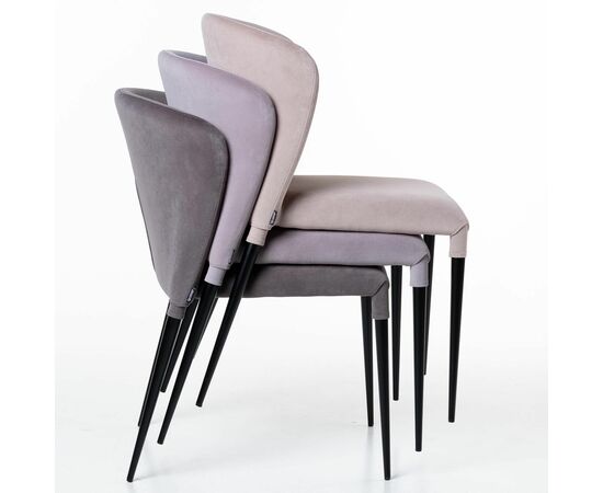 Стул Albert в шортиках, антрацит, изображение 8 | Интернет магазин мебели и декора LifeDekor