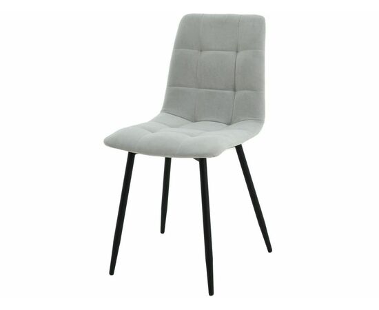 Стул «Чили», микровелюр Вивальди 06, каркас черный, изображение 2 | Интернет магазин мебели и декора LifeDekor