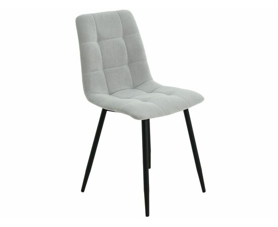 Стул «Чили», микровелюр Вивальди 06, каркас черный, изображение 3 | Интернет магазин мебели и декора LifeDekor