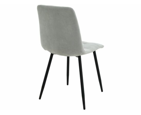 Стул «Чили», микровелюр Вивальди 06, каркас черный, изображение 6 | Интернет магазин мебели и декора LifeDekor