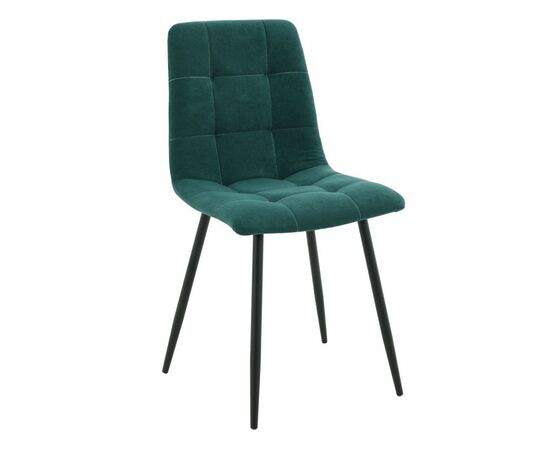 Стул «Чили», микровелюр Вивальди 11, каркас черный, изображение 3 | Интернет магазин мебели и декора LifeDekor