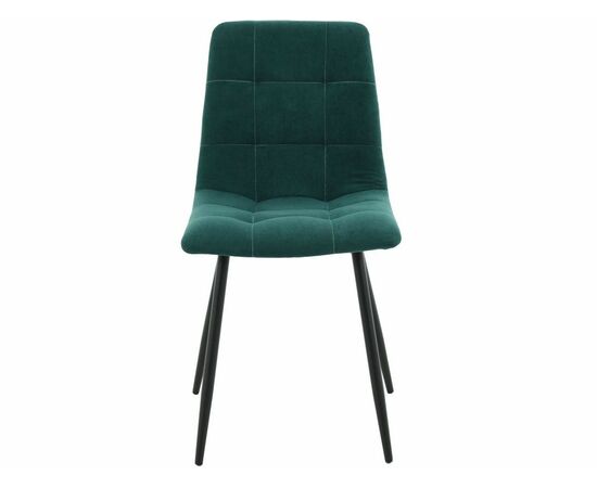 Стул «Чили», микровелюр Вивальди 11, каркас черный, изображение 4 | Интернет магазин мебели и декора LifeDekor