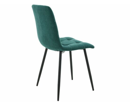 Стул «Чили», микровелюр Вивальди 11, каркас черный, изображение 5 | Интернет магазин мебели и декора LifeDekor