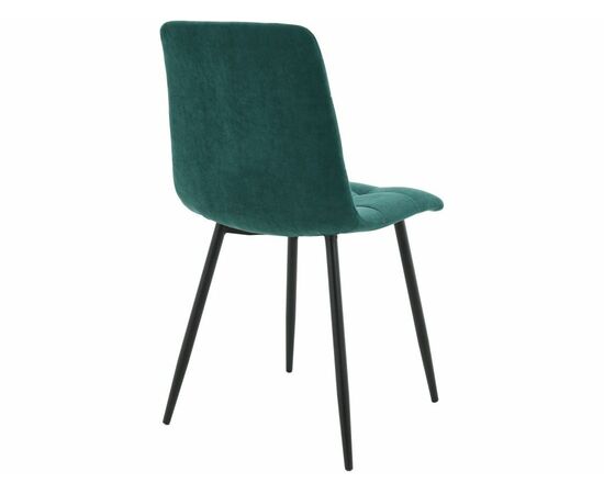 Стул «Чили», микровелюр Вивальди 11, каркас черный, изображение 6 | Интернет магазин мебели и декора LifeDekor