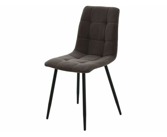 Стул «Чили», микровелюр Вивальди 24, каркас черный, изображение 2 | Интернет магазин мебели и декора LifeDekor