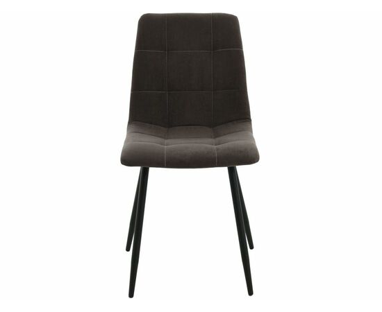 Стул «Чили», микровелюр Вивальди 24, каркас черный, изображение 4 | Интернет магазин мебели и декора LifeDekor