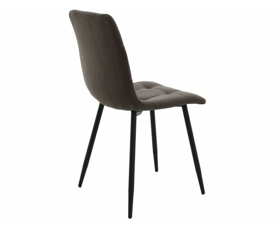 Стул «Чили», микровелюр Вивальди 24, каркас черный, изображение 5 | Интернет магазин мебели и декора LifeDekor