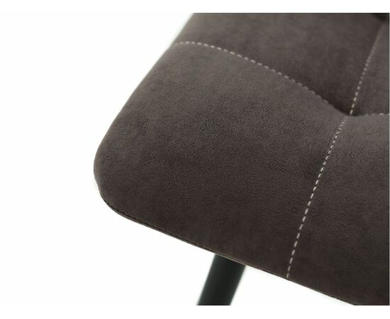 Стул «Чили», микровелюр Вивальди 24, каркас черный, изображение 11 | Интернет магазин мебели и декора LifeDekor