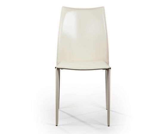 Стул Rolf, кожа бежевый, изображение 3 | Интернет магазин мебели и декора LifeDekor