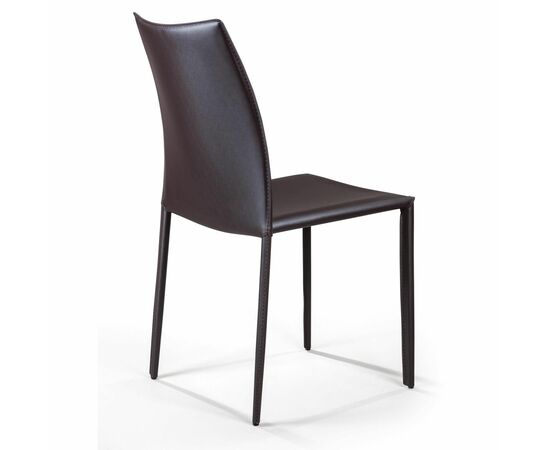 Стул Rolf, кожа коричневый, изображение 9 | Интернет магазин мебели и декора LifeDekor
