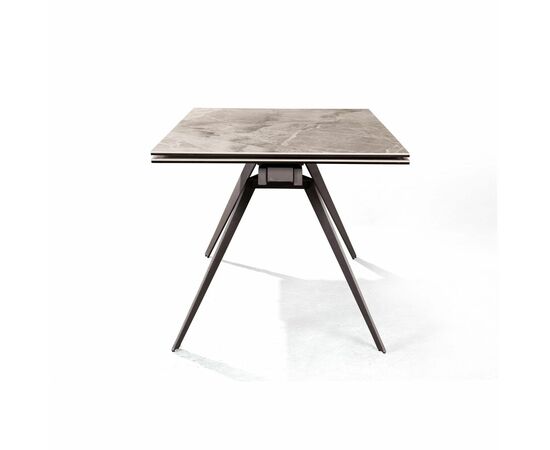 Стол раскладной Grant (160+80), мрамор испанская керамика светлый, изображение 4 | Интернет магазин мебели и декора LifeDekor