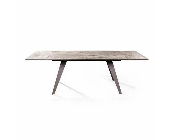 Стол раскладной Grant (160+80), мрамор испанская керамика светлый, изображение 7 | Интернет магазин мебели и декора LifeDekor