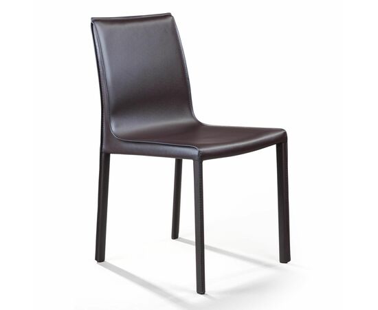 Стул Barrie, кожа коричневый, изображение 2 | Интернет магазин мебели и декора LifeDekor