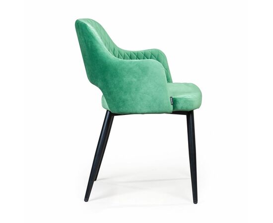 Стул с подлокотниками William,бархат нефритовый, изображение 6 | Интернет магазин мебели и декора LifeDekor