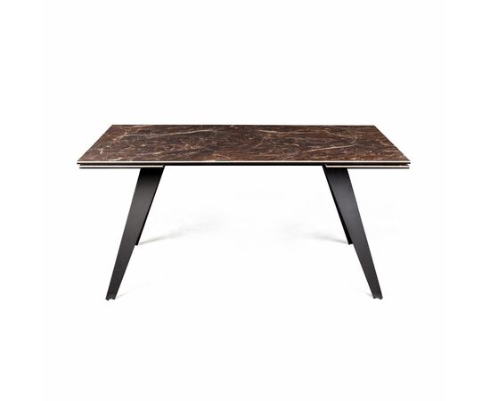 Стол раскладной Grant (160+80), мрамор испанская керамика черный, изображение 3 | Интернет магазин мебели и декора LifeDekor