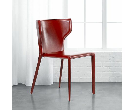 Стул Austin, кожа ретро-красный | Интернет магазин мебели и декора LifeDekor