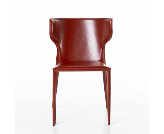 Стул Austin, кожа ретро-красный, изображение 8 | Интернет магазин мебели и декора LifeDekor