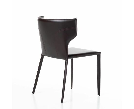 Стул Austin, кожа коричневый, изображение 4 | Интернет магазин мебели и декора LifeDekor