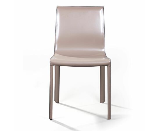 Стул Barrie, кожа капучино, изображение 3 | Интернет магазин мебели и декора LifeDekor