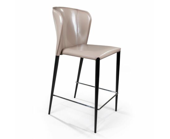 Стул полубарный Albert, кожа капучино, изображение 7 | Интернет магазин мебели и декора LifeDekor
