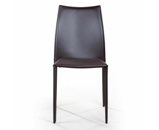 Стул Rolf, кожа коричневый, изображение 3 | Интернет магазин мебели и декора LifeDekor